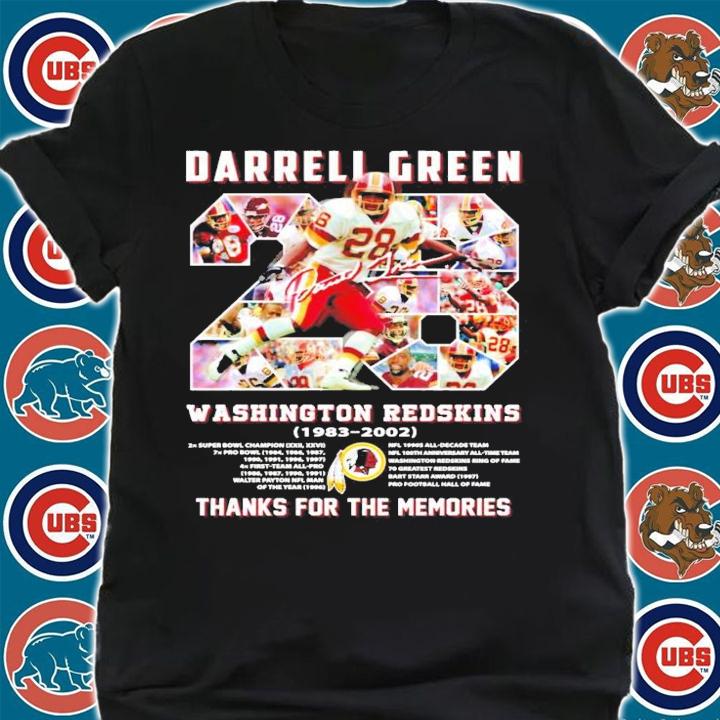 Darrell Green Washington redskins 1983-2002 thanks for the memories shirt