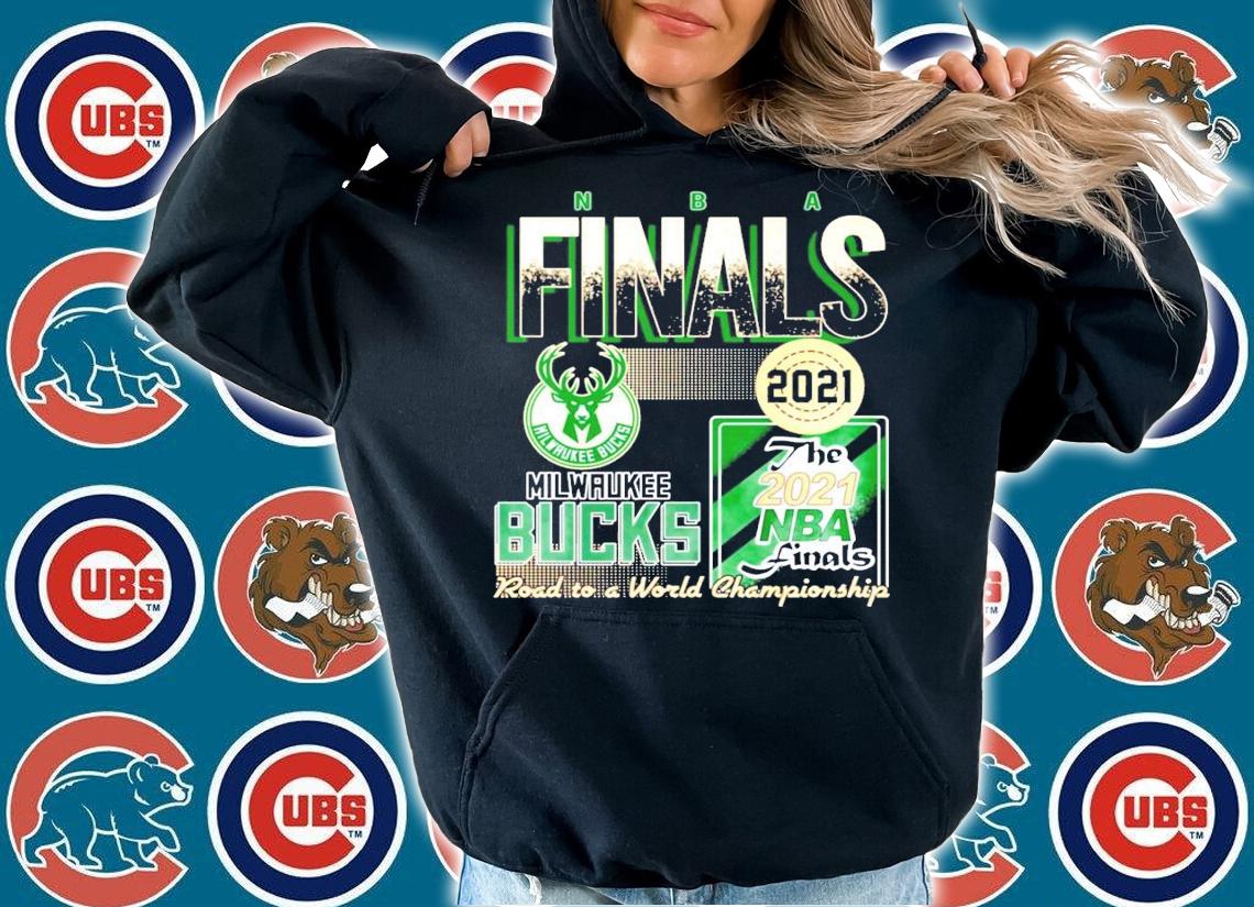 NBA Finals Milwaukee Bucks road to a world Championship shirt hoodie