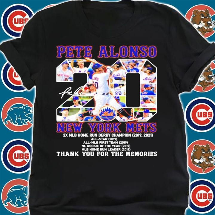 Pete Alonso New York Mets signature shirt shirt