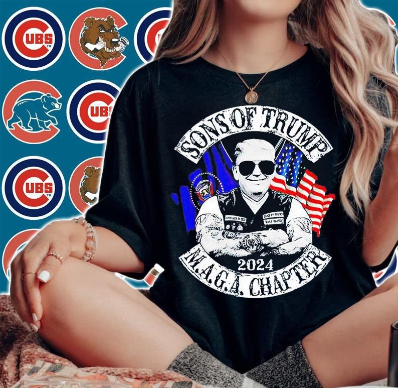 Sons of Trump 2024 maga chapter T-shirt