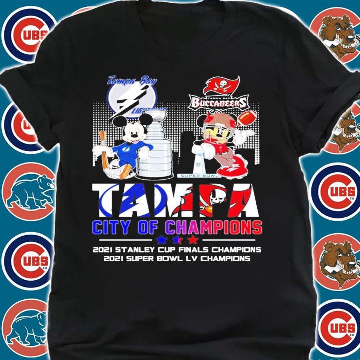 Tampa Bay Lightning Buccaneers TAMPA city of Champions shirt shirt