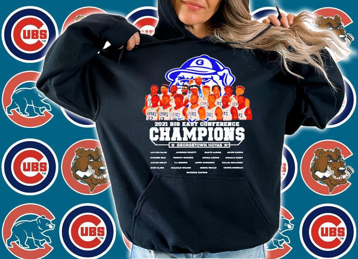 2021 Big East Conference Champions Georgetown Hoyas T-shirt hoodie