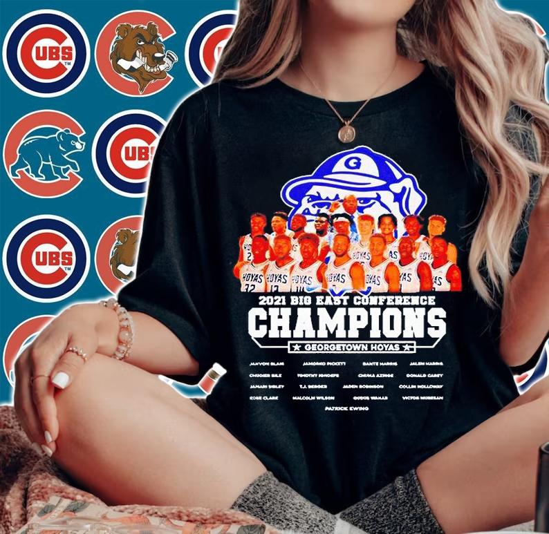 2021 Big East Conference Champions Georgetown Hoyas T-shirt woman shirt