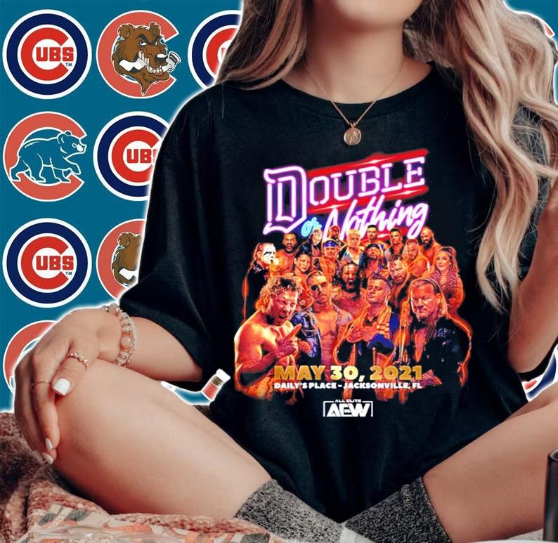 AEW Double or Nothing 2021 Full Talent shirt