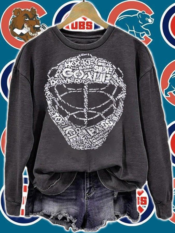 Hockey Goalie Goalkeeper Mask Helmet Tee Ice Hockey Fans Shirt sweatshirt