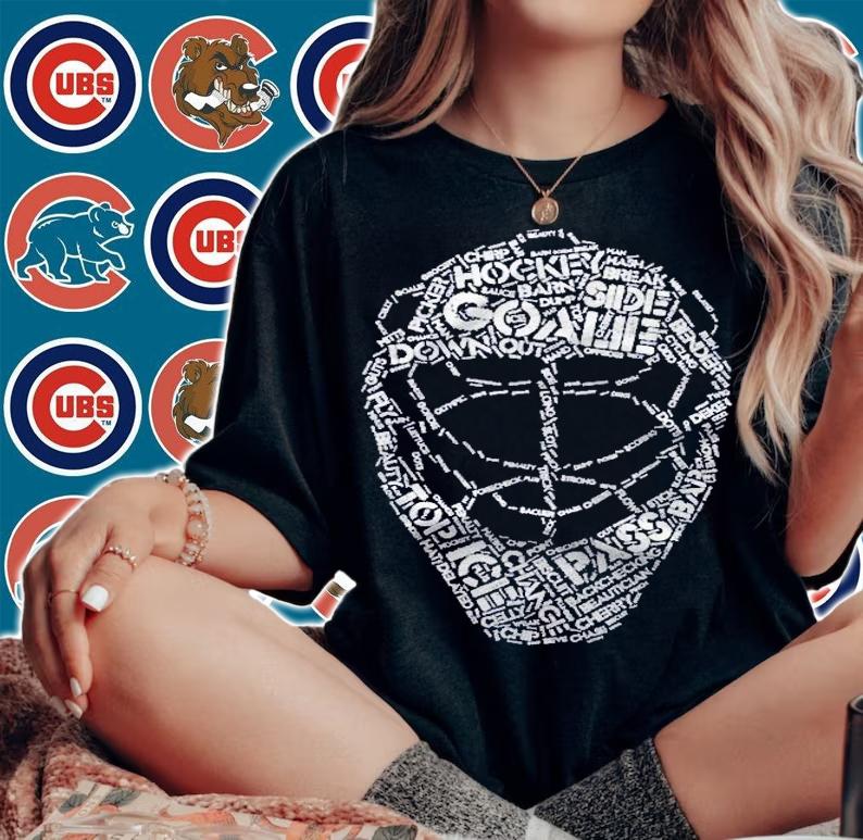 Hockey Goalie Goalkeeper Mask Helmet Tee Ice Hockey Fans Shirt woman shirt