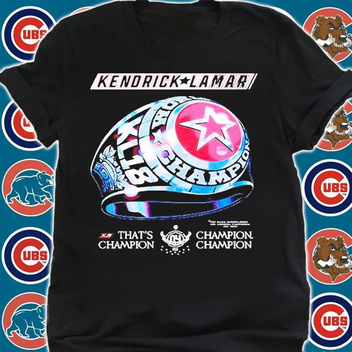 Kendrick Lamar Champion Ring TDE T-shirt shirt