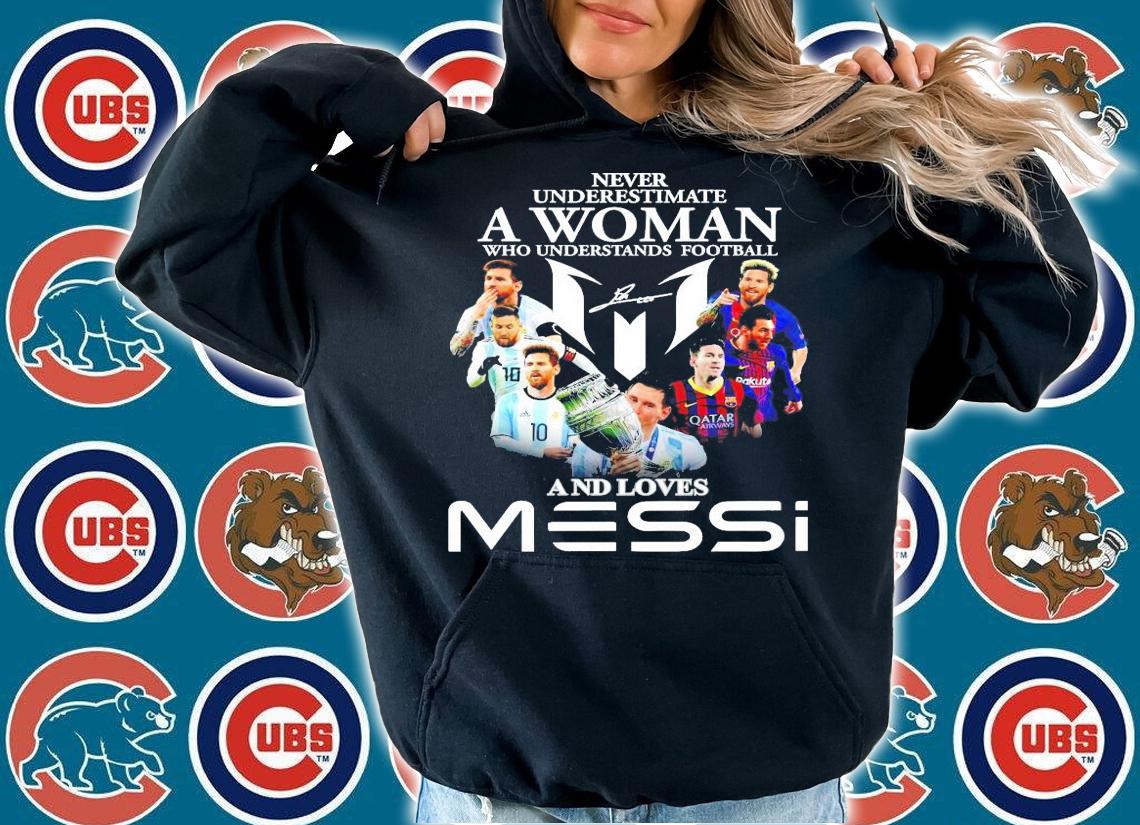 Never underestimate who understands football Lionel Messi signature shirt