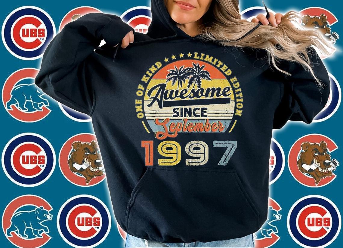 One Of Kind Limited Edition 24Th Birthday Vintage September 1997 24 Years Old T-Shirt hoodie