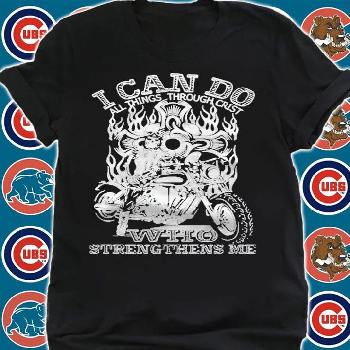 Strenght Biker Skull Motorcycles Gift Shirt shirt
