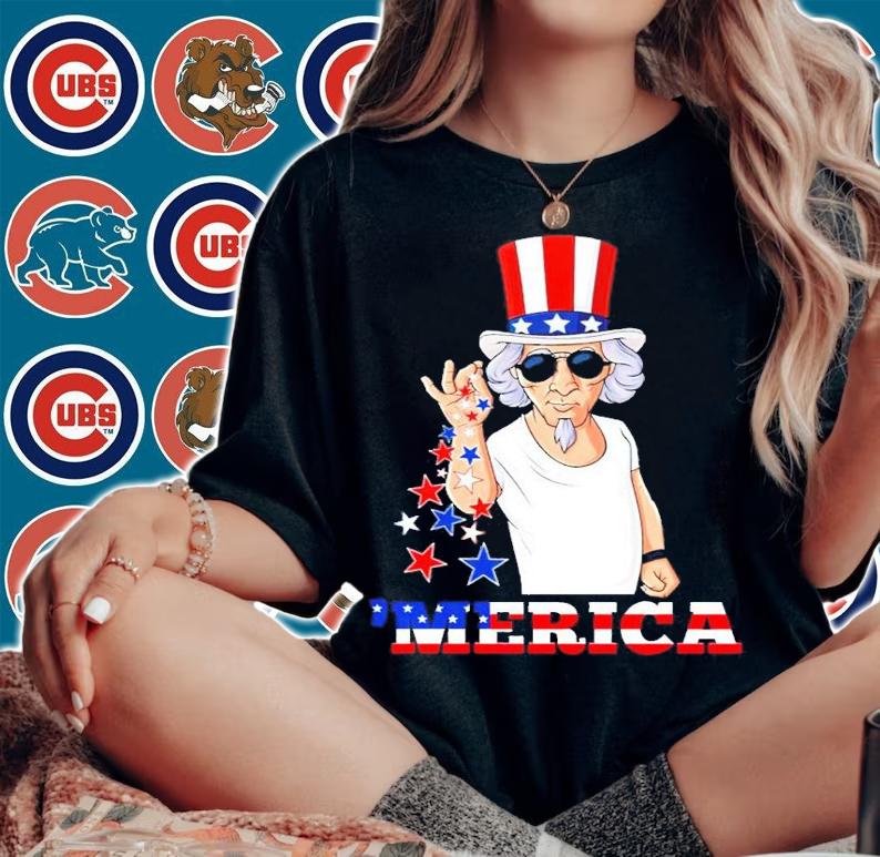 Uncle Sam 'Merican shirt t-shirt woman shirt