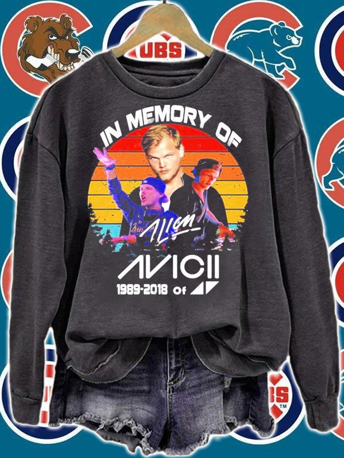 In memory of AVICII 1989-2018 of signature vintage shirt sweatshirt