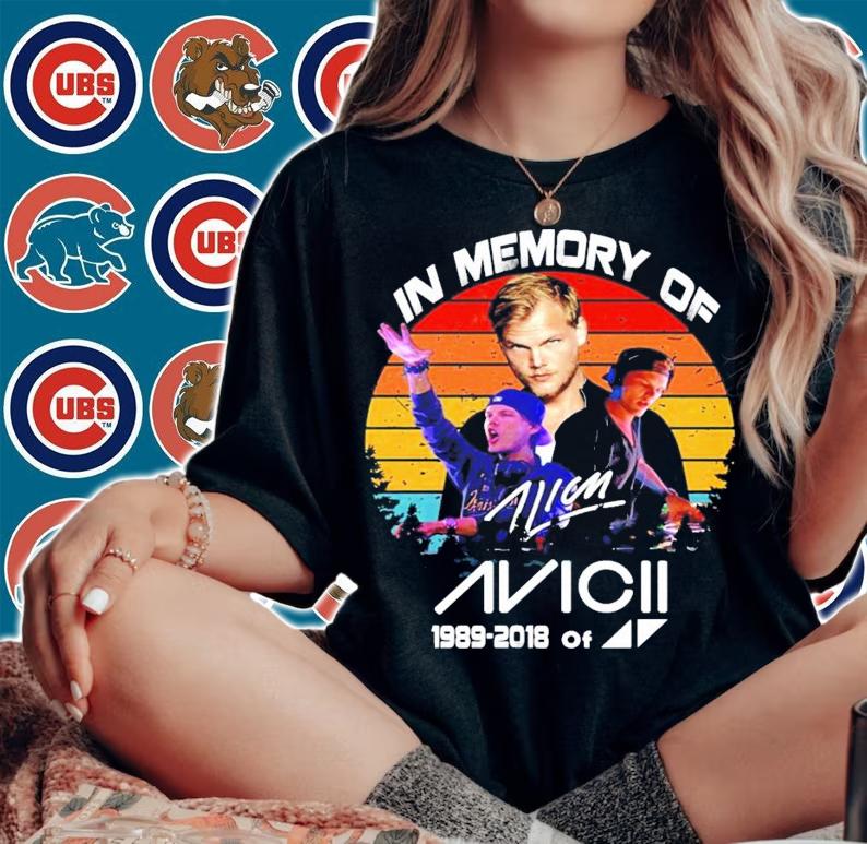 In memory of AVICII 1989-2018 of signature vintage shirt woman shirt