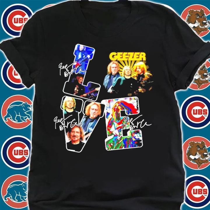 Love Geezer band music signature shirt