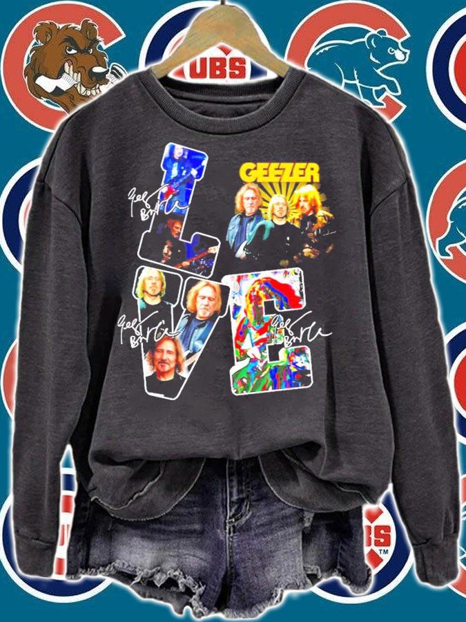 Love Geezer band music signature shirt