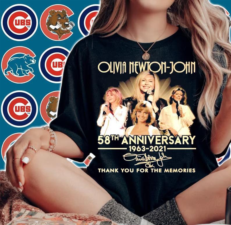 Olivia Newton-John 58th anniversary 1963-2021 signature shirt-standard-scale-4_00x woman shirt