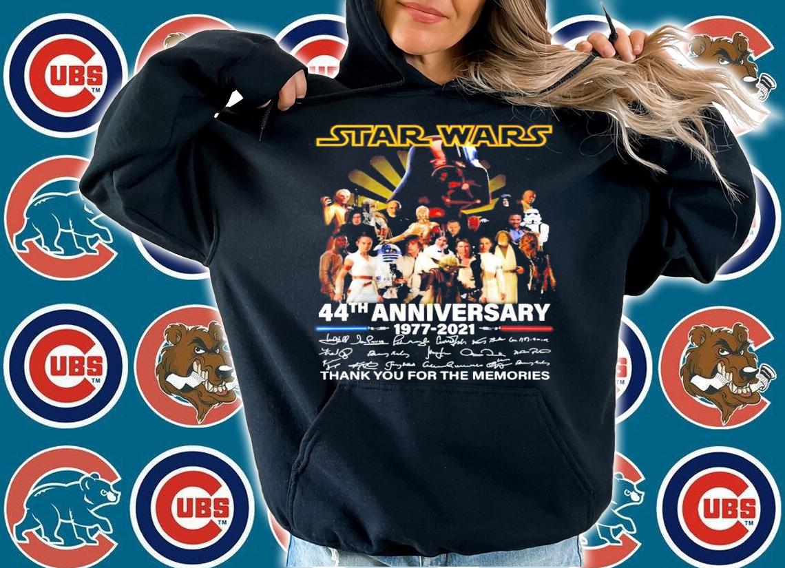Star Wars 44th anniversary thank you for the memories t-shirt hoodie