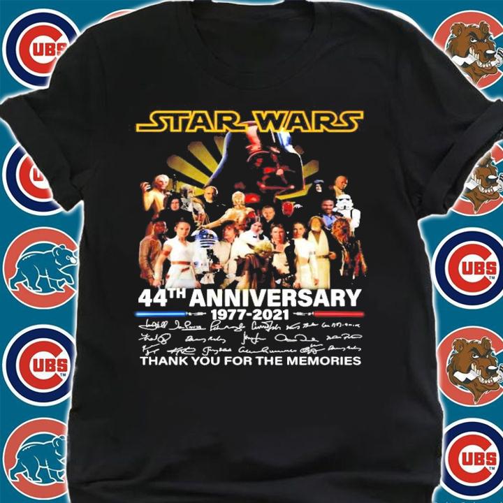Star Wars 44th anniversary thank you for the memories t-shirt shirt