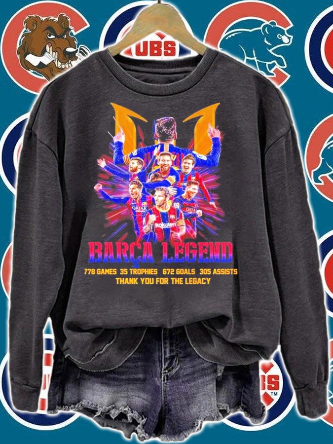 Thank you for the Legacy Barca Legend shirt sweatshirt