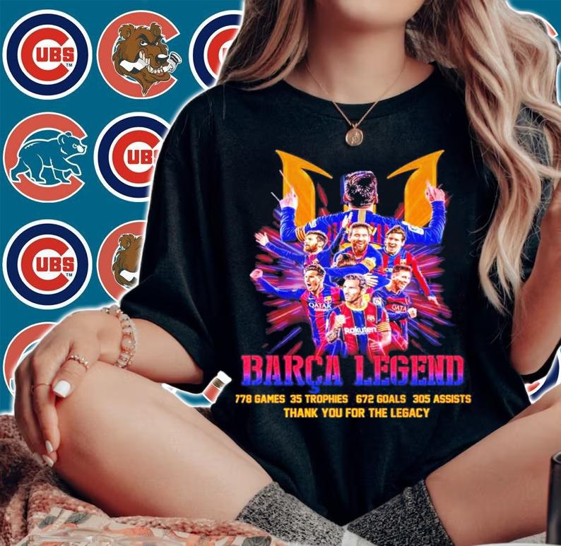 Thank you for the Legacy Barca Legend shirt woman shirt