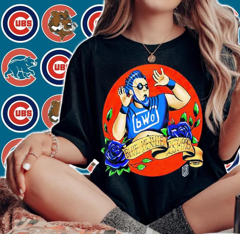 BWO the Blue Meanie traditional tattoo style est 1995 T-shirt