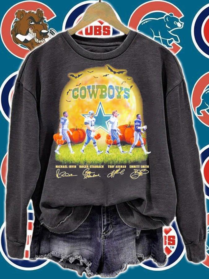 Dallas Cowboys Abbey Road Halloween signatures shirt