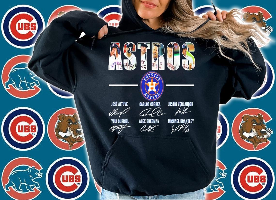 Houston Astros signatures shirt