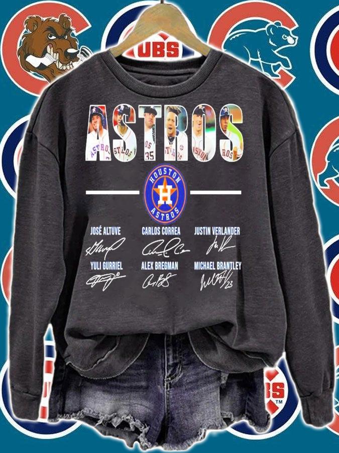 Houston Astros signatures shirt