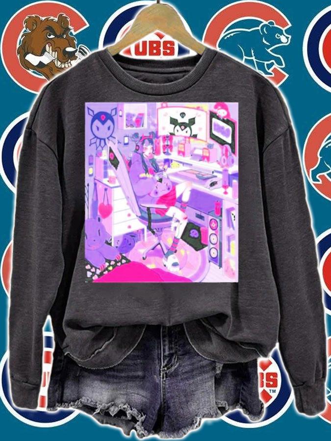 Kirumade Fuku Mono Merch Lavender Mood shirt sweatshirt