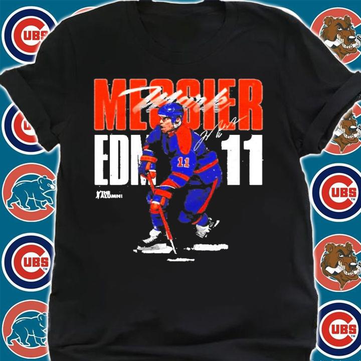 Mark Messier hockey signature t-shirt shirt