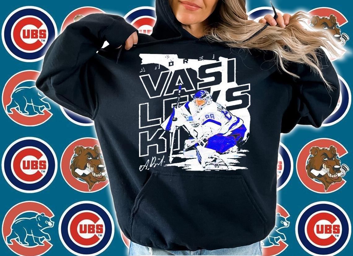 Tampa Bay Lightning Andrei Vasilevskiy player map signature T-shirt