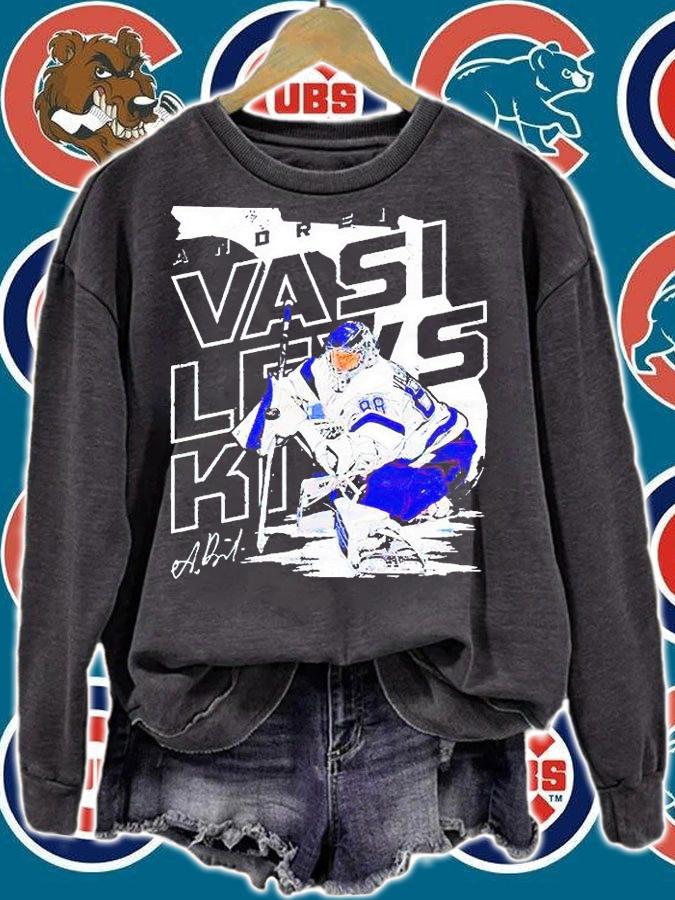 Tampa Bay Lightning Andrei Vasilevskiy player map signature T-shirt