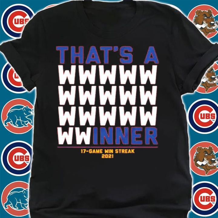That's A 17x Winner Shirt