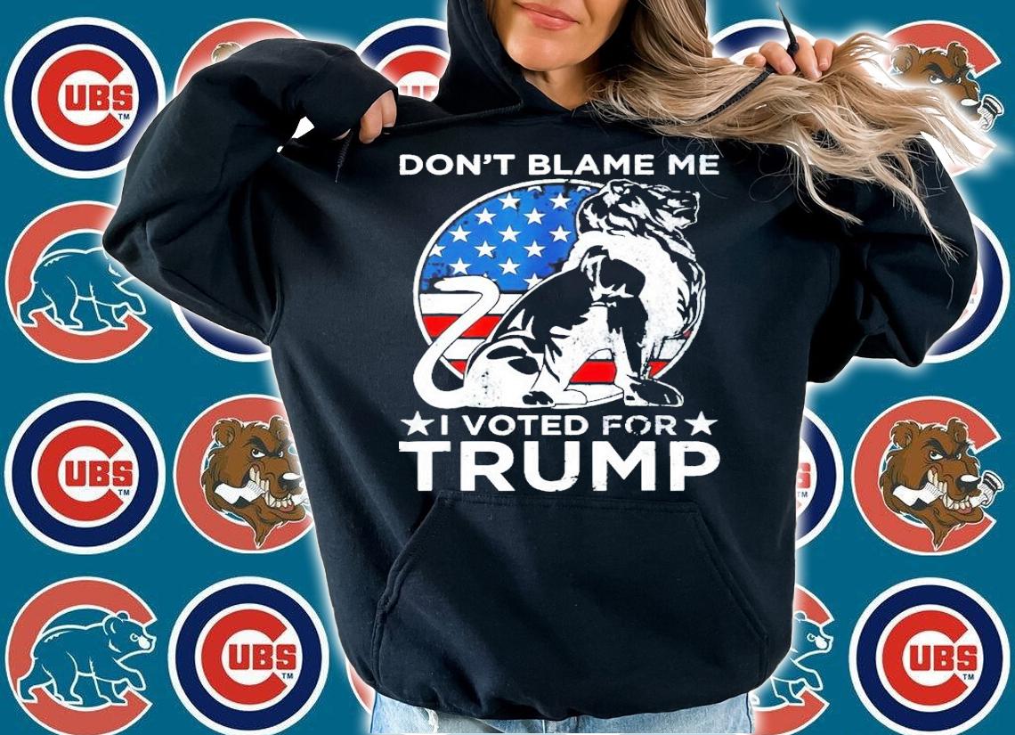 Tiger don't blame me I voted for Trump shirt