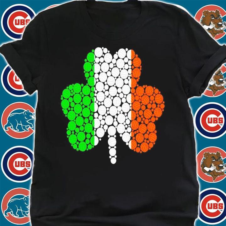 Volleyball St.Patrick's Day shamrock Irish Flag shirt shirt