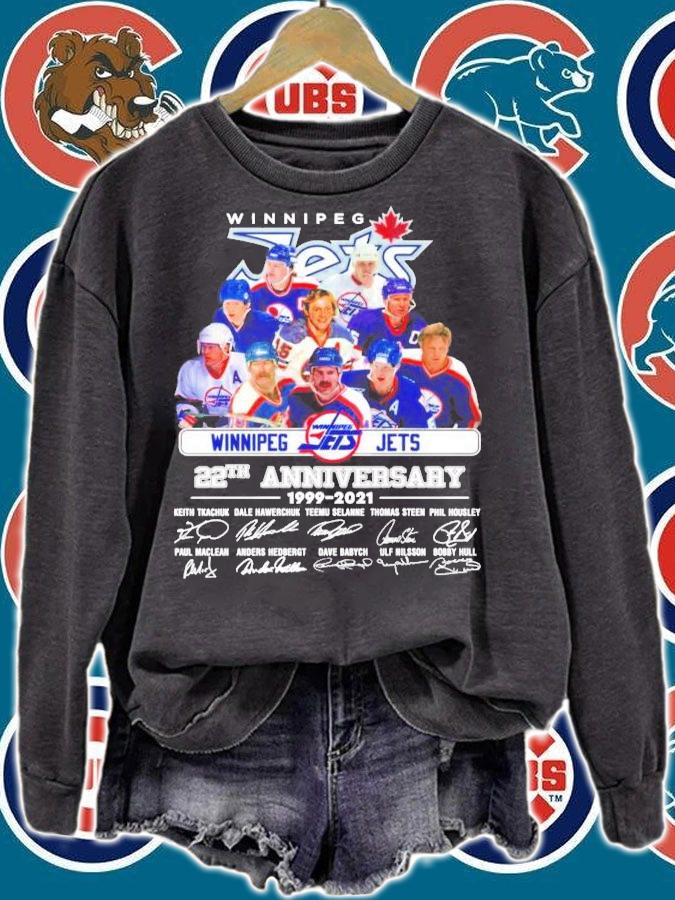 Winnipeg Jets 22th anniversary 1999-2021 shirt