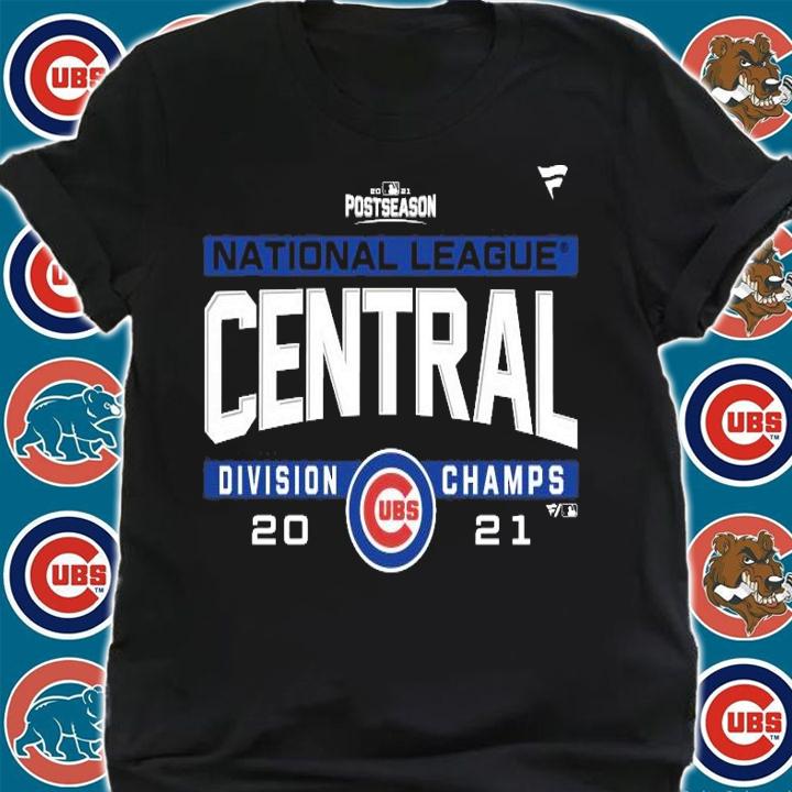Chicago Cubs National League NL Central Division Champions 2021 T-Shirt shirt