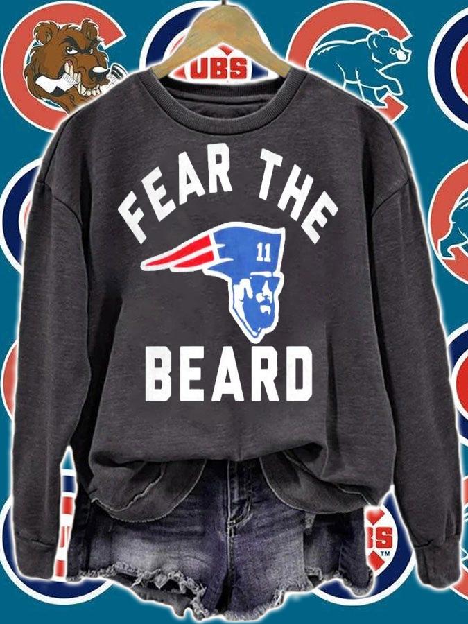 Fear The Beard New England Patriots shirt sweatshirt