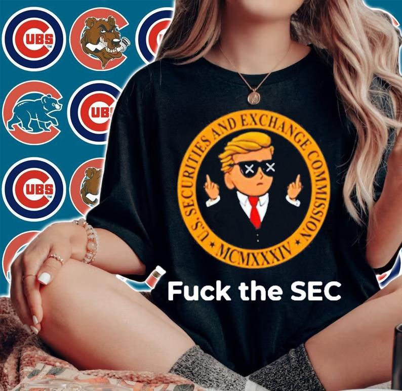 Trump fuck the SEC US Securities and Exchange commission shirt woman shirt