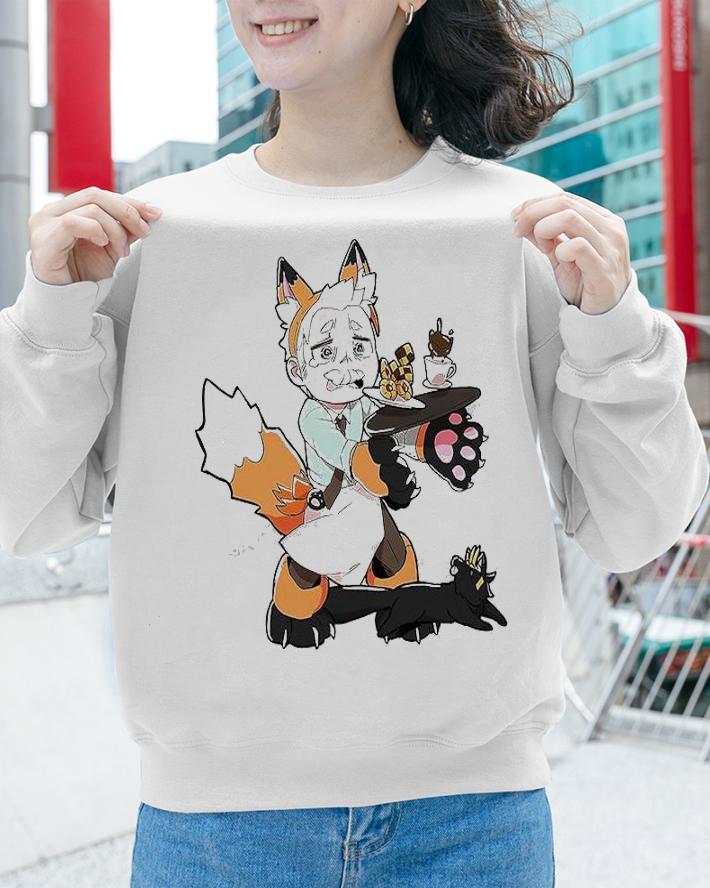 Fox Cafe funny art shirt sweatshirt