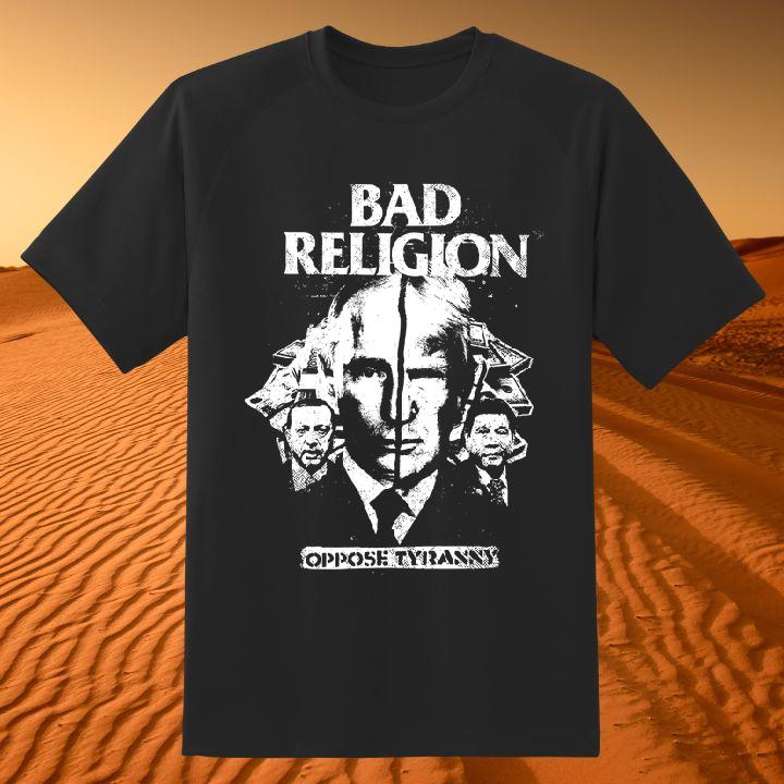 Donald Trump & Putin Bad Religion Shirt: Stand Against Tyranny