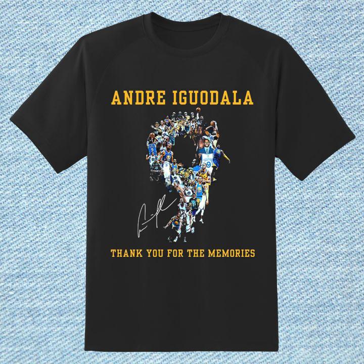 Andre Iguodala 9 Golden State Warriors Signature T-Shirt