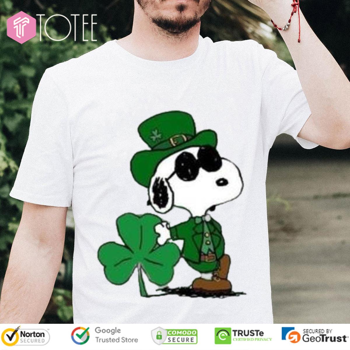 Snoopy Lucky Leprechaun St. Patricks Day Funny Irish T-Shirt