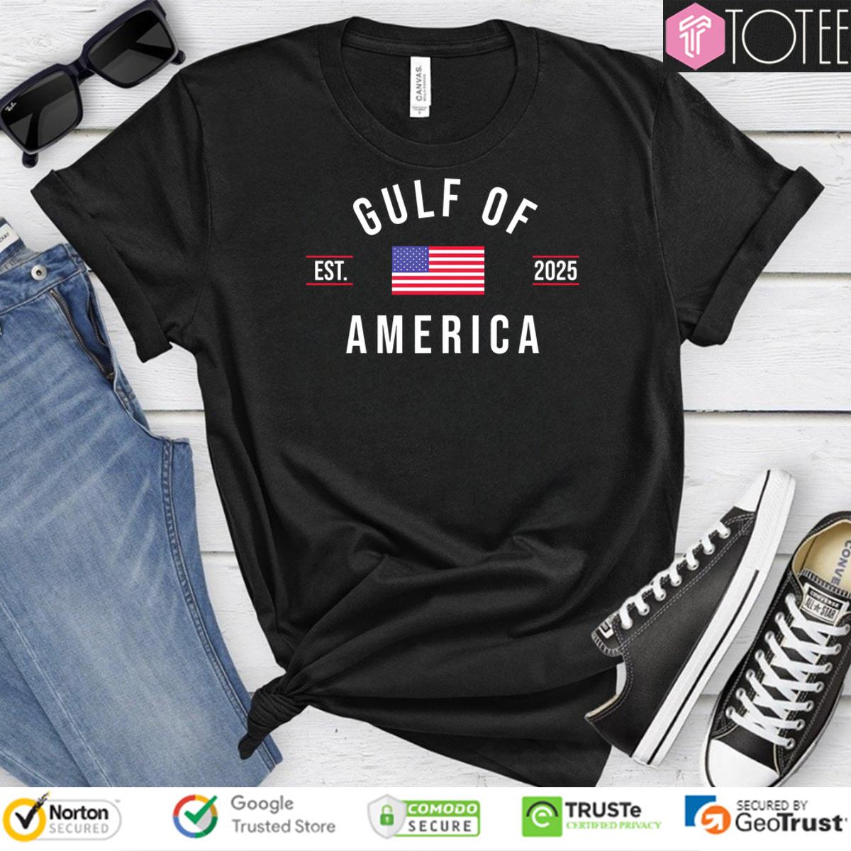 Gulf of America Est 2025 Flag Shirt - Show Your Patriotism!