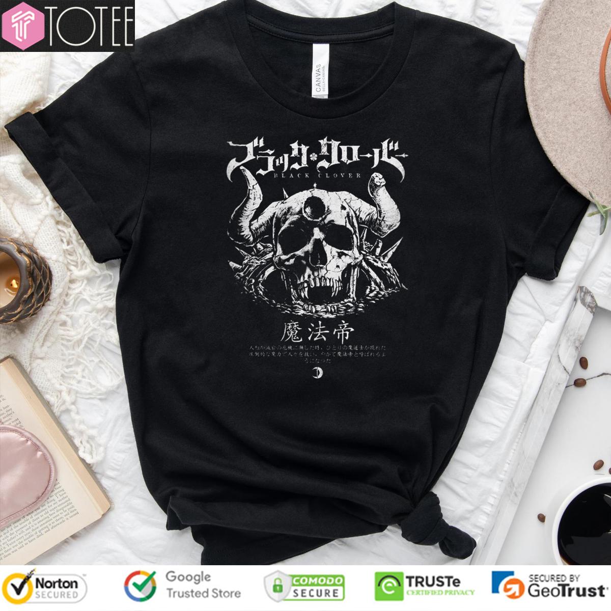 Hage Black Clover Demon Skull T-Shirt