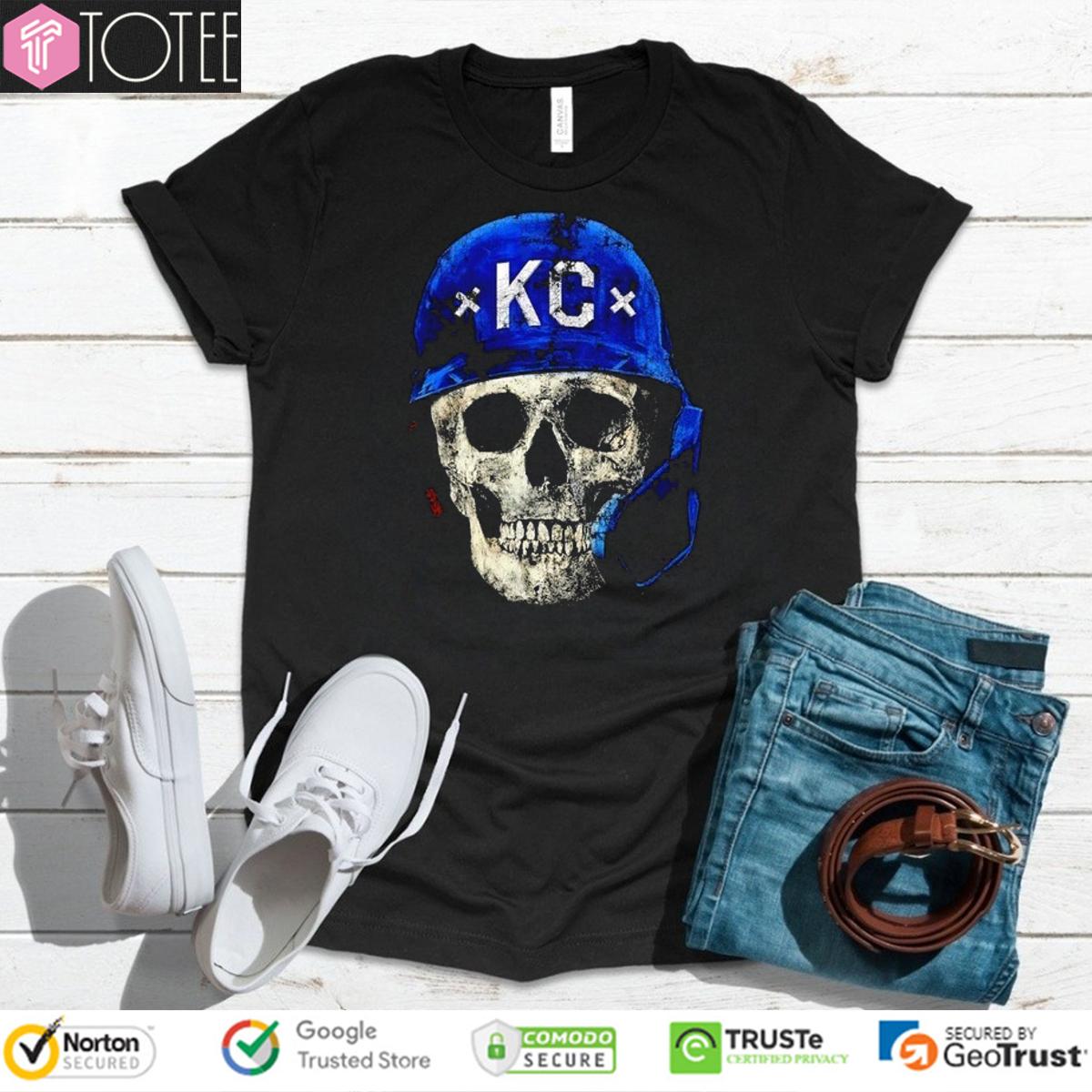 Skull Kansas City Royals T-Shirt
