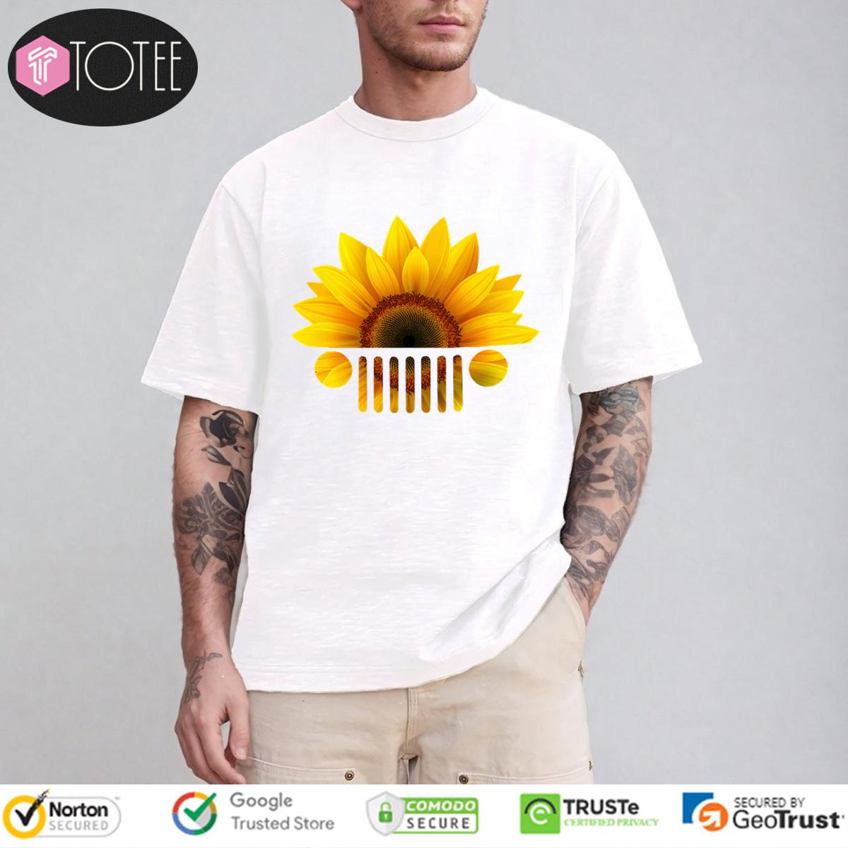 Sunflower Jeep Car Shirt: Get Yours Now & Show Your Adventure!