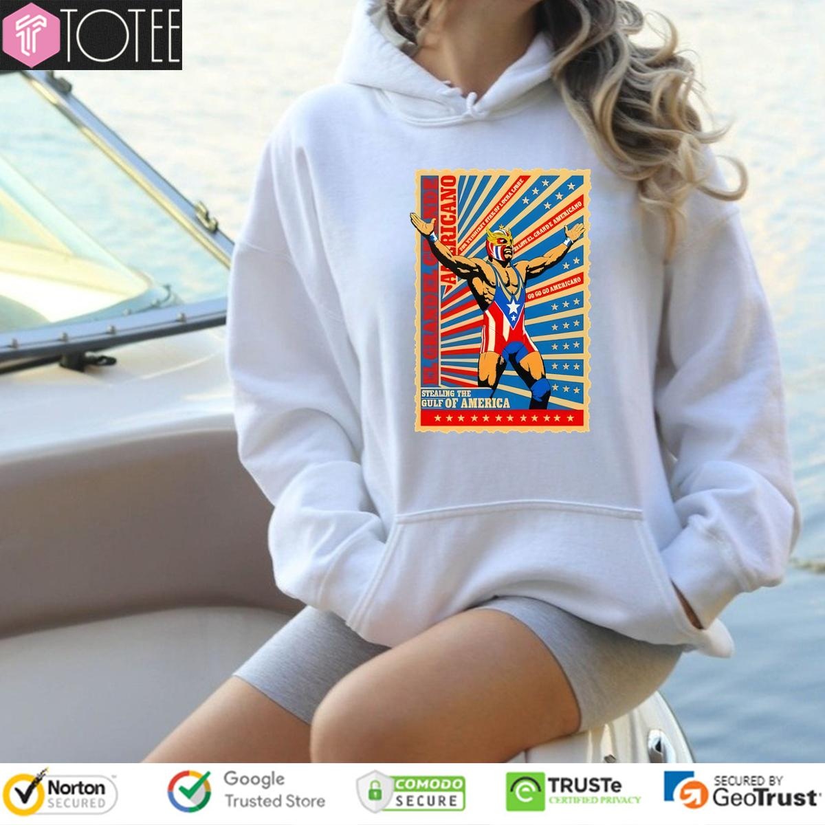 El Grande Americano Stamp Wwe Hoodie