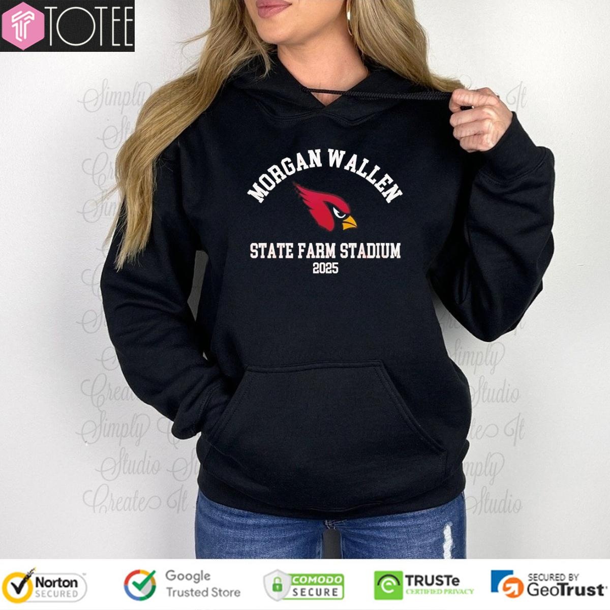 Arizona Cardinals X Morgan Wallen Im The Problem Tour 2025 Hoodie