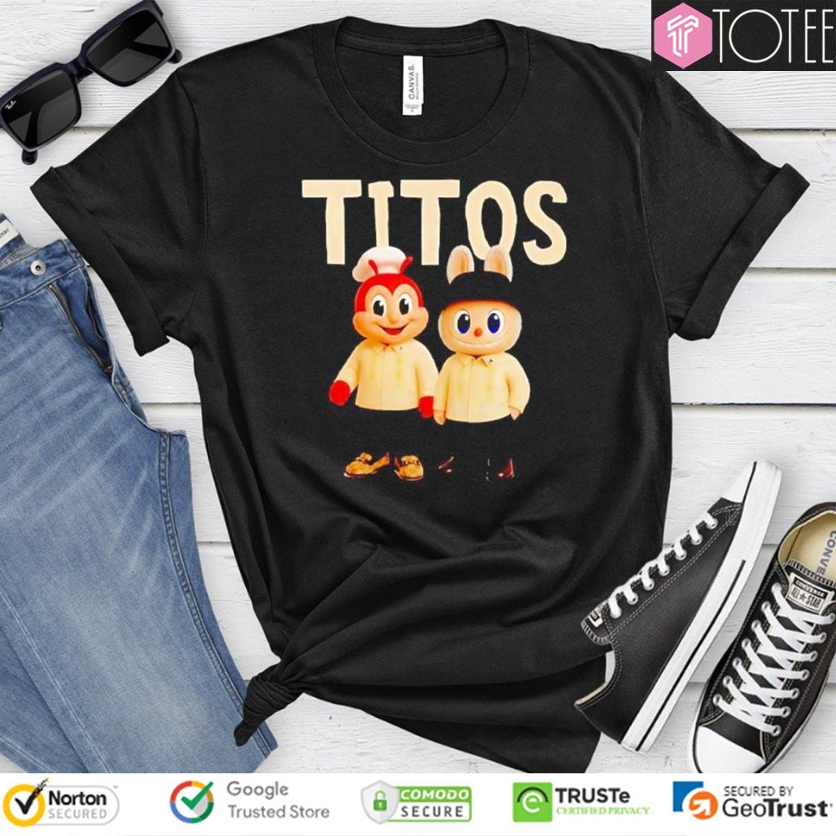 Titos Jollibubu Parody Jollibee Labubu T-shirt